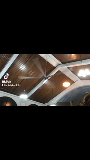 AN INSTALLATION OF 16-FOOT CEILING FAN HAS BEEN COMPLETED AT SAN...