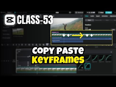 How to Copy and Paste Keyframes in CapCut PC | Smooth Keyframe Animation Tutorial 2024