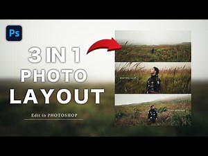 【Photoshop】3 in 1 PHOTO LAYOUT Tutorial