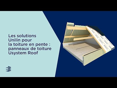 Les solutions Unilin pour la toiture en pente : panneaux de toiture Usystem Roof