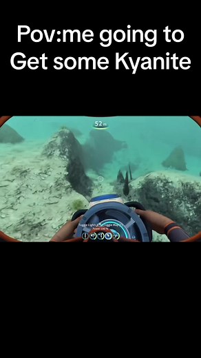 Exploring for Kyanite in Subnautica