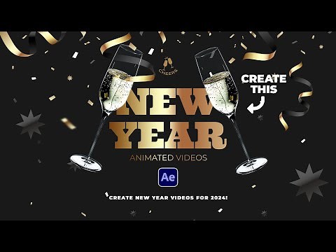 Create the Best New Year Motion Graphics for 2024 in After Effects
