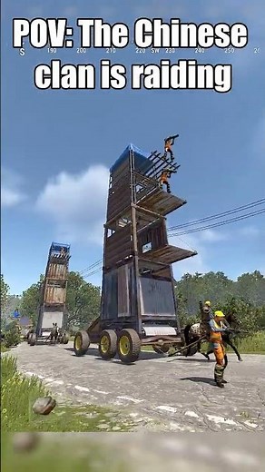 POV: The Chinese clan is going to raid in Rust
