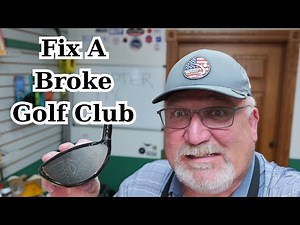 Repair a broken golf shaft with an Adapter