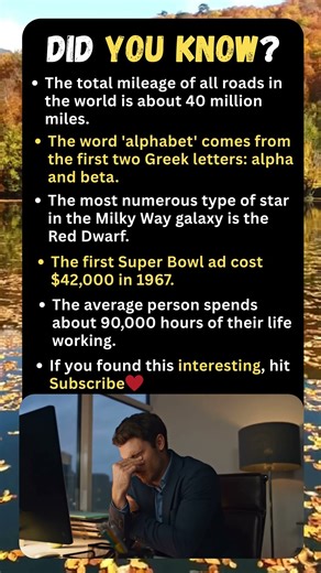 🌟 90,000 Hours Working & $42K Super Bowl Ads — Crazy Life Stats!