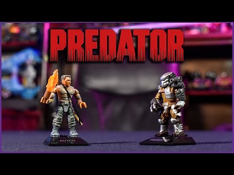 Abriendo Figuras de Depredador y Dutch de Mega Construx | El tio pixel