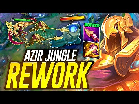 Rework Azir Jungle OUTSCALES Everyone With The New On-Hit!