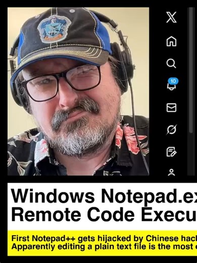 Windows Notepad.exe Now Has Remote Code Execution Vulnerability First Notepad gets hijacked by Chinese hackers, now Notepad.exe gets a