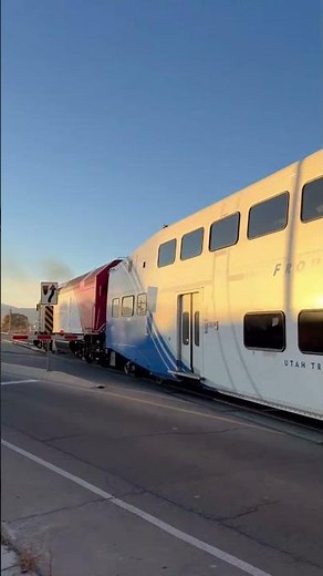 Southbound UTA frontrunner in American fork, Utah