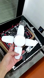 Led Fan Blade Bulb Fold Light