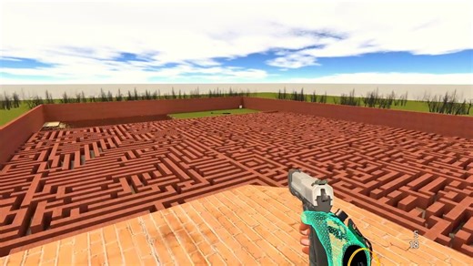 ONE WRONG TURN AND THE NEXTBOT APPEARS MAZE GMOD~! | Gummy Dora