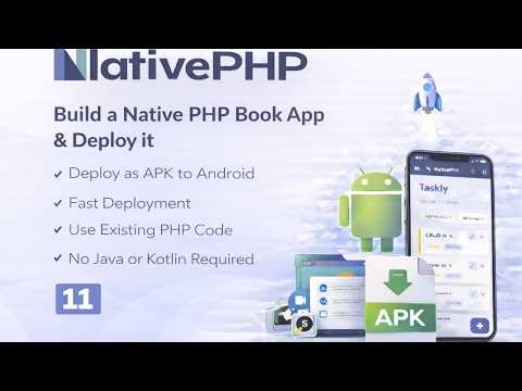 Build Mobile Apps with Laravel & NativePHP v3 | Build & Deploy Book App (CRUD) APK