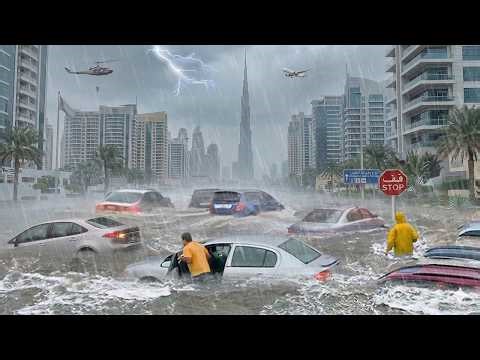 Dubai Hit by Massive Storm! Flash Flooding and Thunderstorms Paralyze Sharjah Airport, UAE
