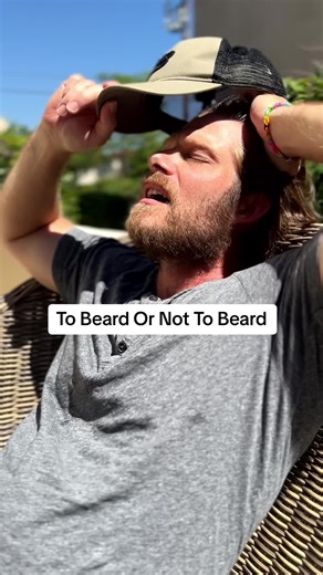 My beard was a paid actor…