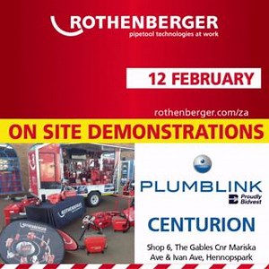 3 comments | TODAY! ROTHENBERGER Tools on tour at Plumblink Centurion | ROTHENBERGER | Facebook