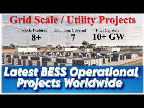 BESS Operational Projects Worldwide | Grid Scale Utility BESS Overview | Europe's Largest BESS