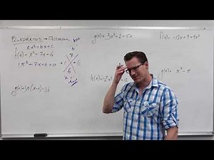 Using Factoring to Solve Quadratics (Precalculus - College Algebra 18)