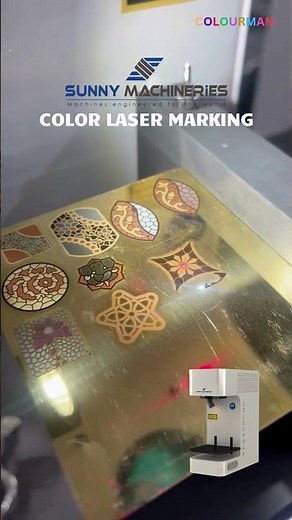 Colour Laser Marking Machine for Gold #lasermachine #goldpendant #jewelrydesign #namependant #laser