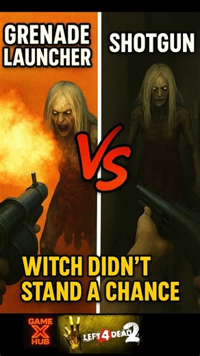 Grenade Launcher vs Shotgun… Witch Didn’t Stand a Chance 💀🔥#l4d2 #l4d2 #left4dead2 #gaming