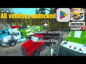 Construction Simulator 4 All Vehicles Unlocked - Consim 4 mod apk