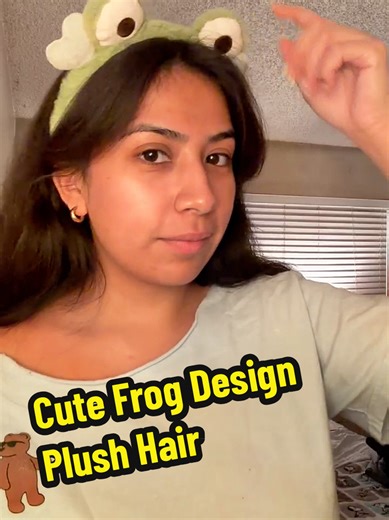 Cute Frog Design Plush Hair #frog #plushhair #cutefrog #tiktokshopspringglowup #tiktokshopcreatorpicks