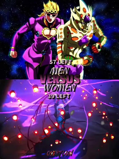 The god of consistency uploaded his 3rd video of the year 🦌#anime #men #vs #women #overflo_w