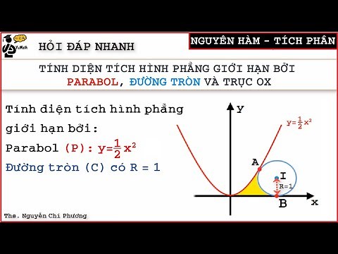 Toán 12: Ứng Dụng Tích Phân - Diện Tích Hình Phẳng Giới Hạn Bởi Parabol, Đường Tròn Và trục Ox