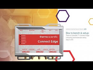 Box to bench & setup: Thermo Scientific™ Connect Edge Unboxing and hardware setup, step 3 of 8