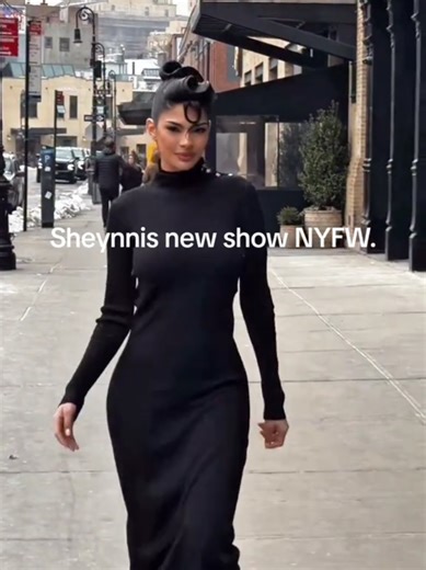 Sheynnis at New York Fashion Week 2026