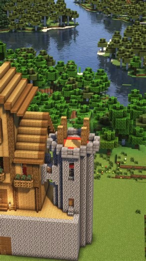 Minecraft Starter House 🏠 #minecraft #minecraftbuilding #minecraftbuilds #minecrafttutorial | Piggg