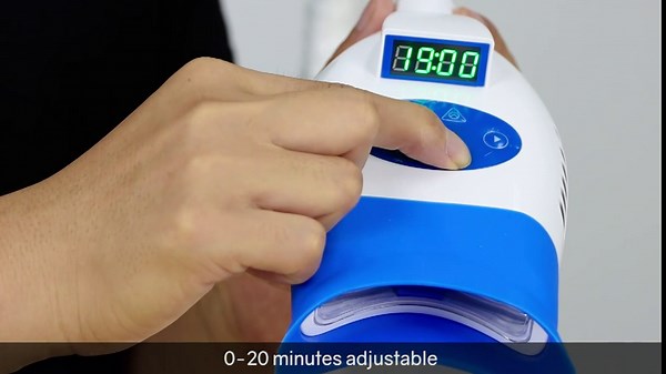 Teeth Whitening Machine LED Light, Mobile Dental Teeth Whitening Lamp Bleaching Accelerator, 36W Cold Tooth Whitener Light with Remote Control, 110V