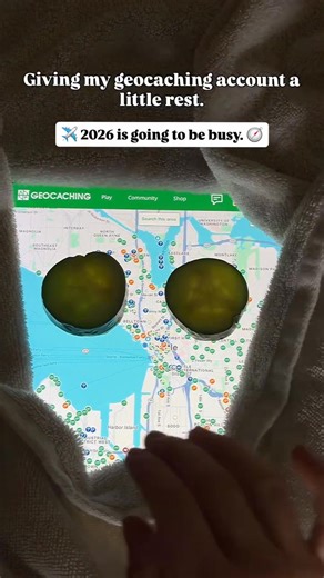 🥾 Are you ready for an adventure-filled 2026? 🥾 ✈️ Where would you like to travel to this year? We bet there’s a #geocache there! 🧭 #geocaching | Geocaching