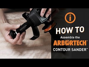 How to assemble the Contour Sander | Arbortech Tools