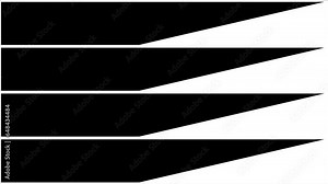 white rectangles shapes with stroke white outline animation for black and white alpha video transition