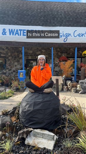 2.5K views · 25 reactions | Our Maintenance Coordinator Cassie is here with a pro tip!  Keep your fountain clean and protected all season long with a fountain cover. Stop by or call 845-651-4100 to get yours today! #WaterFeature #FountainMaintenance #WeeklyTip | Garden State Koi Pond & Waterfall Design Center | Facebook