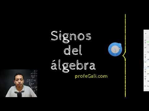Símbolos del álgebra