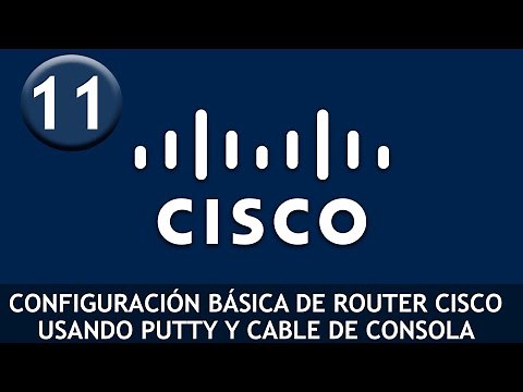 Tutorial Redes [11] - Configuración básica de ROUTER CISCO usando PuTTY y Cable de Consola