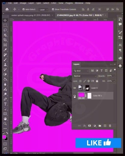 Realistic shadows stay when you do this background trick in Photoshop #tutorial #shorts #design