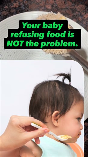 You Are the Reason Your Baby Is Refusing Food (Here’s Why) Babies refusing food is normal. Unrealistic expectations create pressure, stress, and feeding aversion—learn how to reset and raise confident eaters. Comment “GUIDE” to get our Pediatrician designed feeding guides to know how to feed your babies 6 m -2 yr old baby not eating baby refuses food feeding aversion in babies parents expectations baby pressure feeding baby infant feeding stress responsive feeding baby led feeding normal baby ea