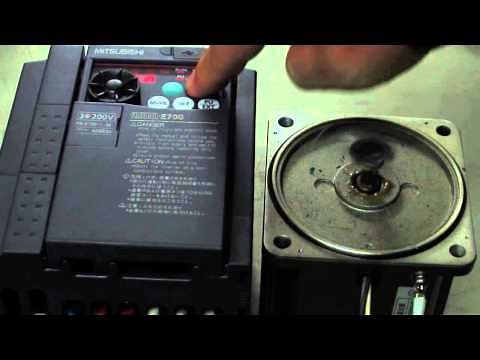 Mitsubishi Electric FR-E720-1.5K INVERTER 動作確認