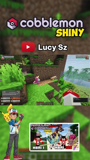 Pokemon Tapi Shiny? #100haridiminecraft #pokemon #shorts #mod #shortminecraft #cobblemon