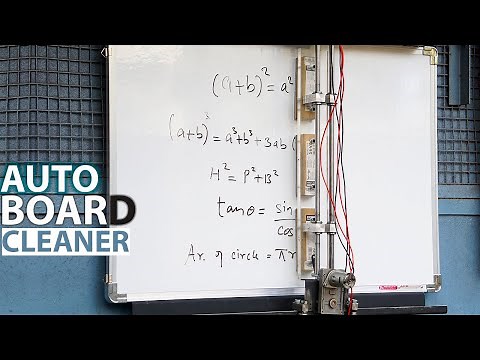 Automatic Blackboard Whiteboard Cleaner System | DIY Mechanical