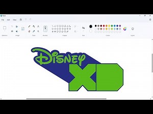 🔴How to draw a Disney XD channel logo using MS Paint | Drawing#artandcraftworld2008