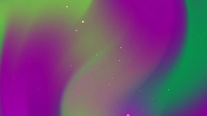 Download Purple green gradient background features small light points. for free