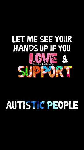 25K views · 1.7K reactions | Let me see your hands up if you love and support autistic people   Highlight ⊕ | Autism speaks For Ty | Facebook