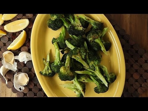Brócoli Asado con Limón y Ajo