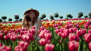 Relaxed Young Woman Sitting Beautiful Spring Stock Footage Video (100% Royalty-free) 1085515580 | Shutterstock