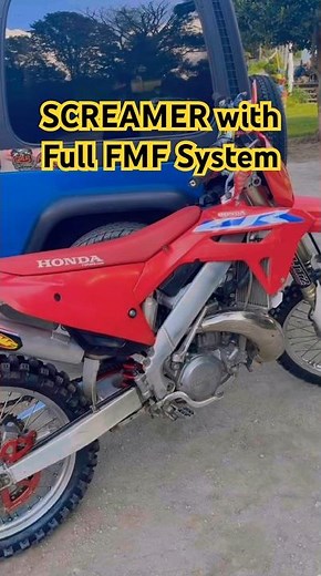 This FMF Exhaust Made My CR 125 Sound INSANE! #honda #dirtbike #2stroke