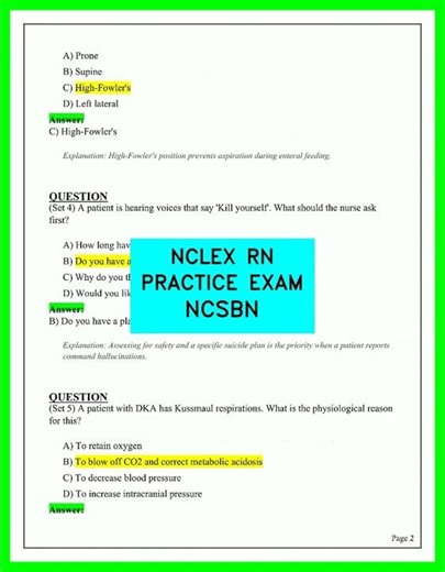2026 NCLEX RN Practice Exam: NCSBN Level Questions For Nursing Success
