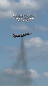 How Is This F-35 Hovering..?! What Is Happening?! #f35 #vtol #planespotting | CA Aviation